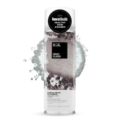 IGK front packaging showing product and benefit of oil absorption