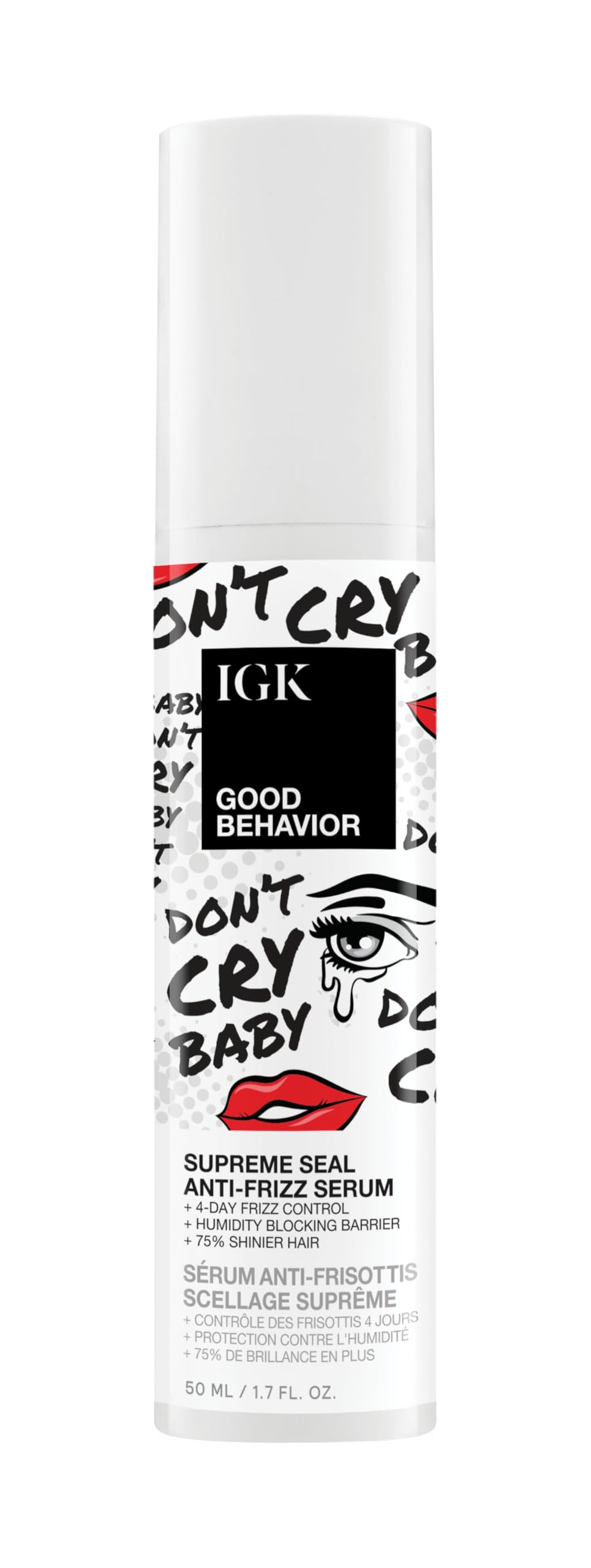IGK Good Behavior front bottle showing label and size for easy identification and benefit