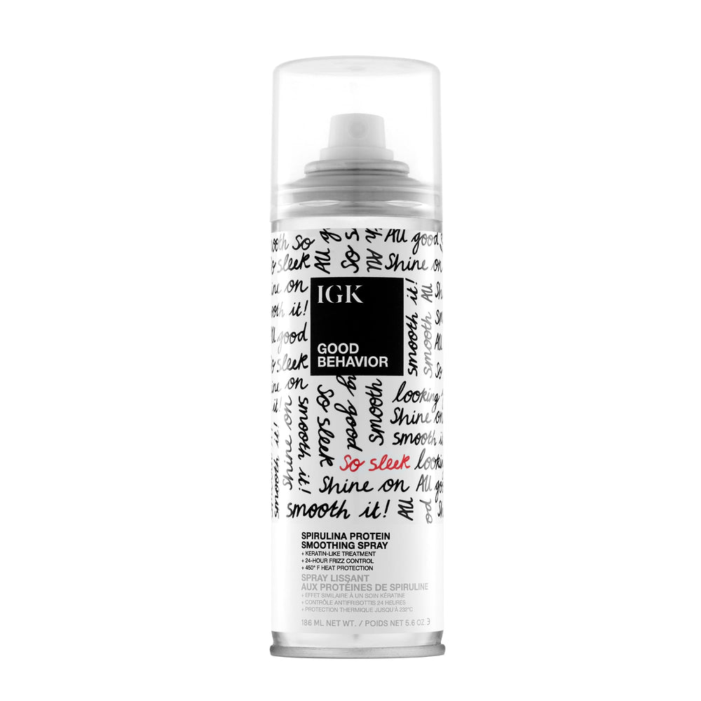 IGK Good Behavior front packaging showing bottle and label, for clear product ID