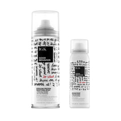 IGK product pair front view showing full and travel sizes with styling convenience