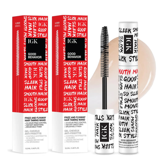IGK wand front packaging showing product and pack benefits