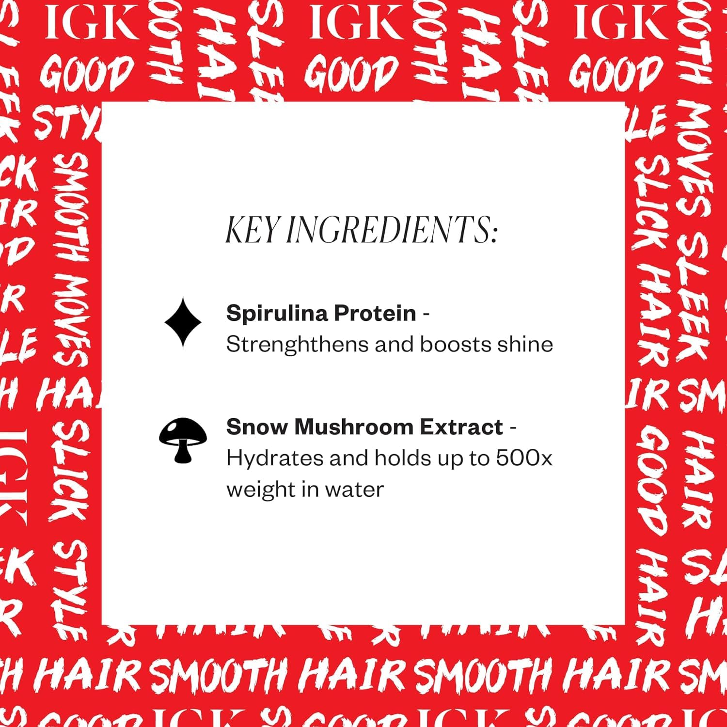 IGK wand smoothing flyaways on slick-back hairstyle for polished look