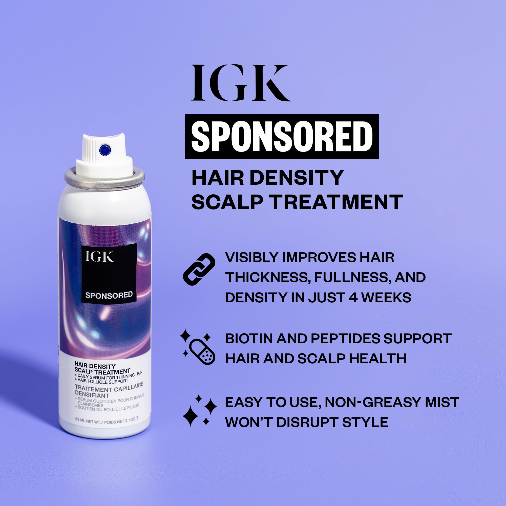 IGK mist nozzle close-up demonstrating easy, even spray application