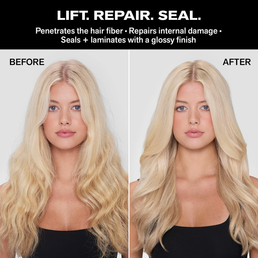 IGK label close-up highlighting Lift + Seal technology and clean formula