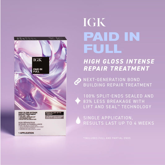 IGK open tube poured into bottle demonstrating two-step system activation
