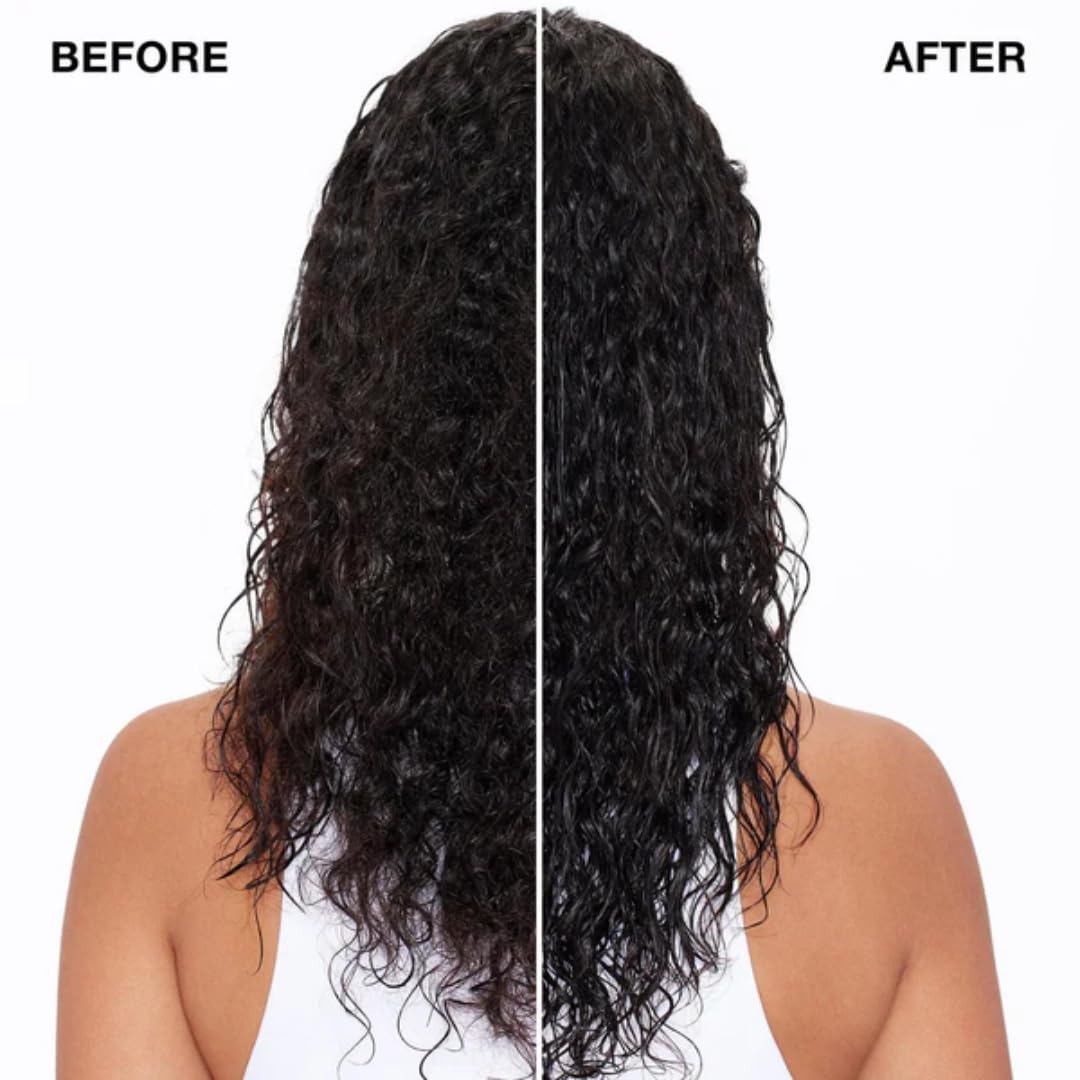 IGK prep spray spritz in hair demonstrating detangling and frizz control