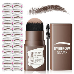Ihrlpxkc front packaging showing complete eyebrow stamp stencil kit for quick shaping