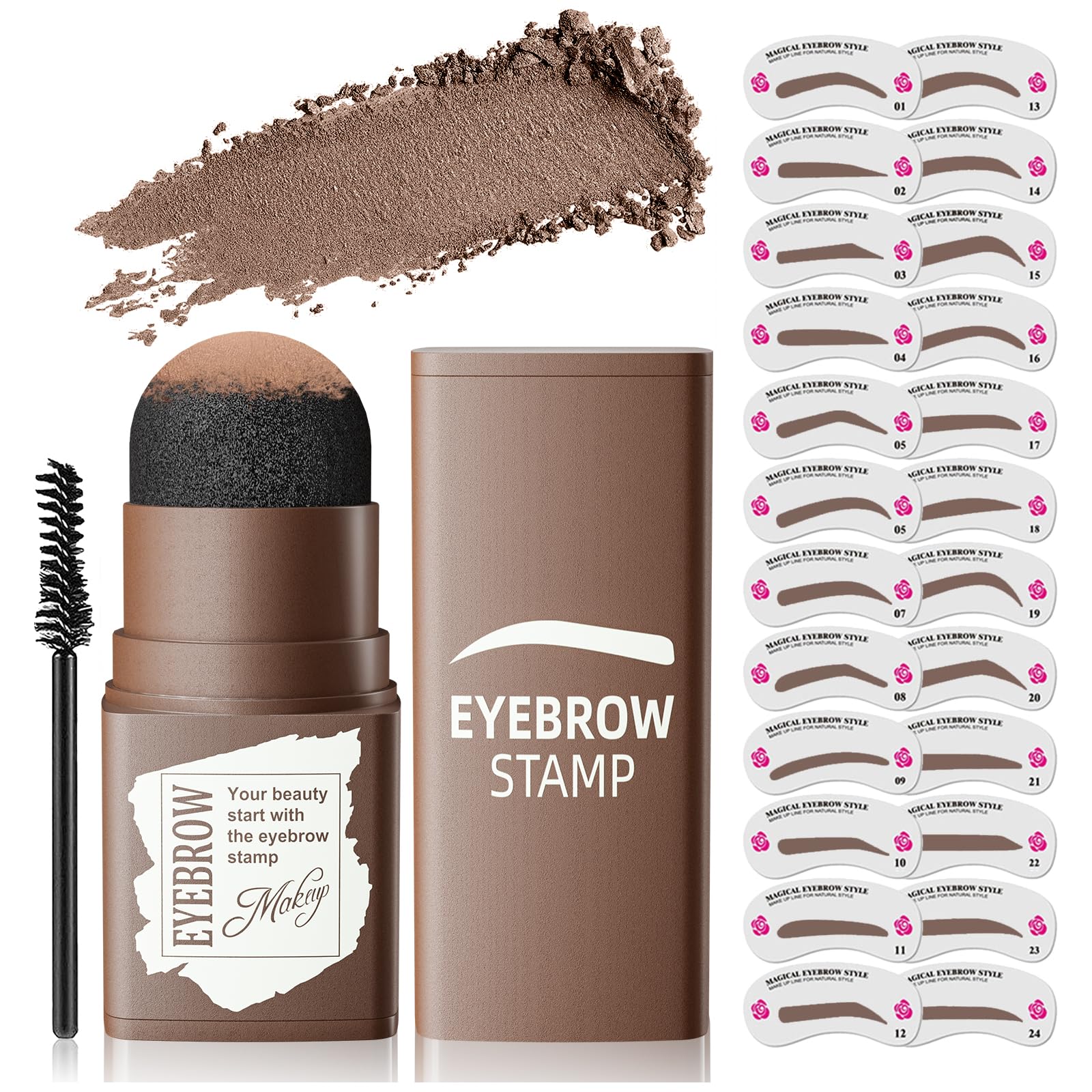 ihrlpxkc front packaging showing medium brown kit and benefits