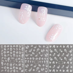 IHUKEIT close-up of decal sheet texture and printed floral detail for precise placement
