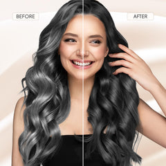 IIIMEIDU before and after gray coverage illustrating visible darkening