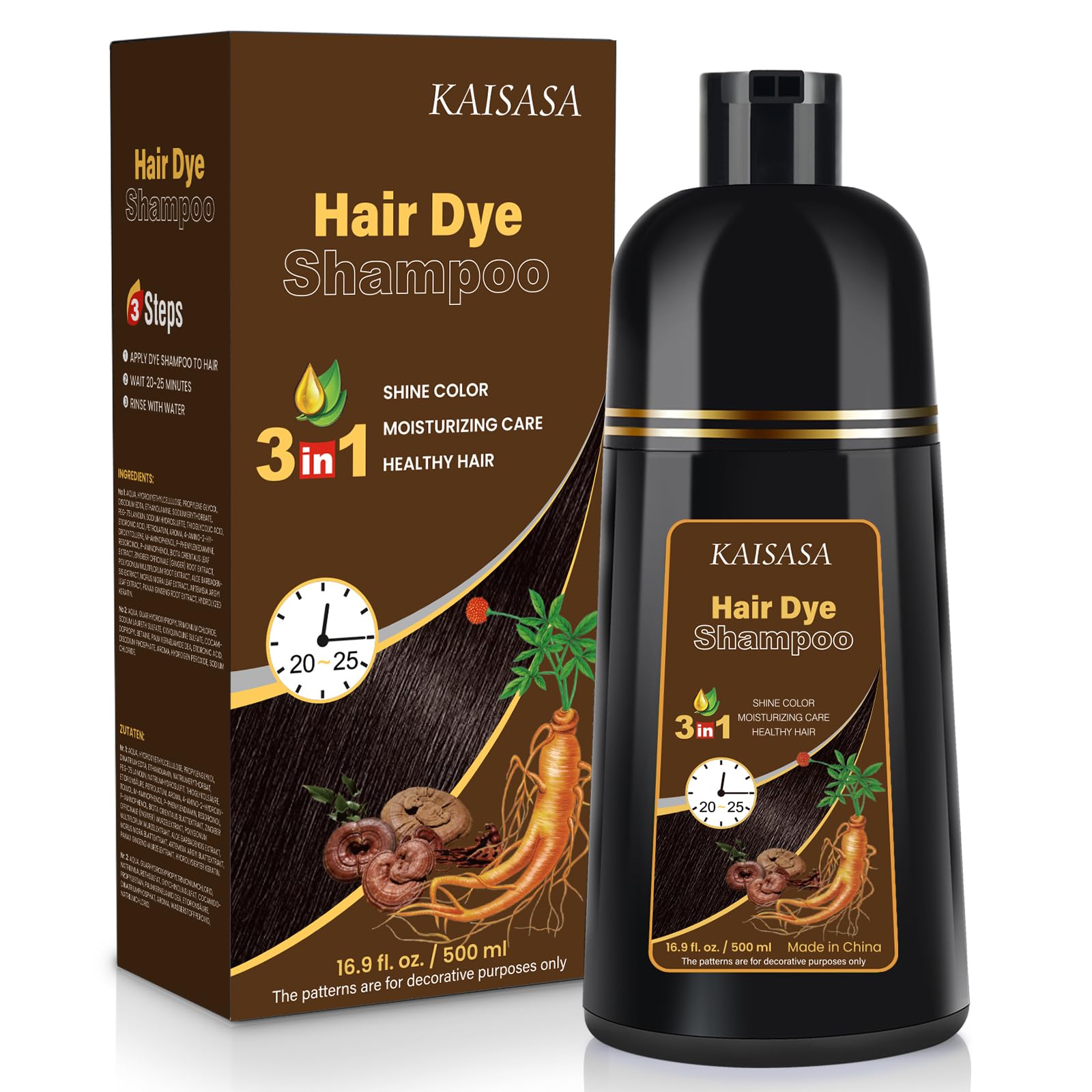 IIIMEIDU KAISASA bottle front packaging showing chestnut brown label and 500ml size