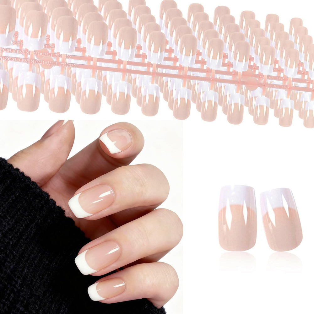 IKISKT front packaging showing full 120-piece French tip kit and contents benefits quick prep
