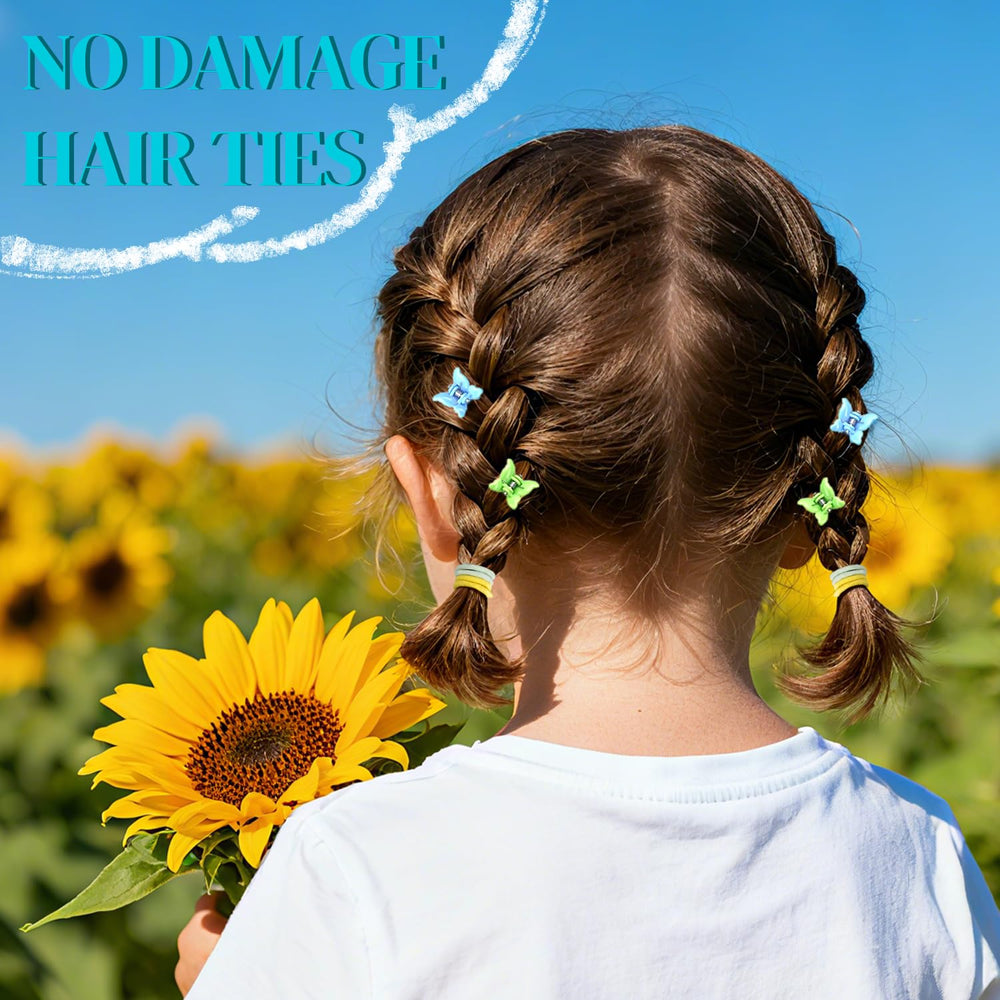 IKOCO assorted butterfly and flower clips arrayed to show styling variety and color options