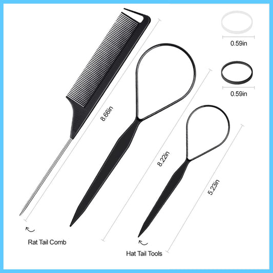 IKOCO clear and black elastic bundles providing long-lasting hold