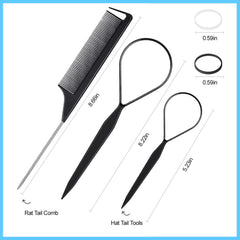IKOCO clear and black elastic bundles providing long-lasting hold