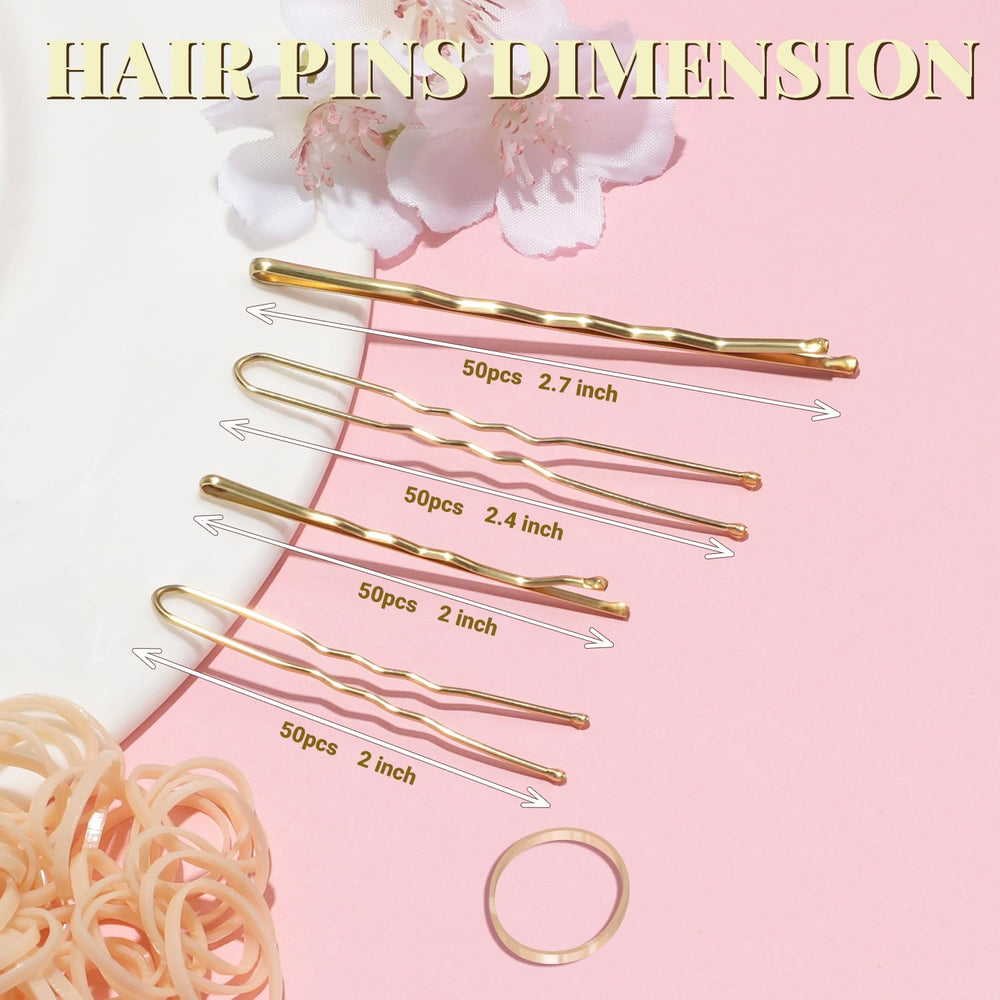 IKOCO elastic hair ties and rubber bands laid out for crease-free ponytails