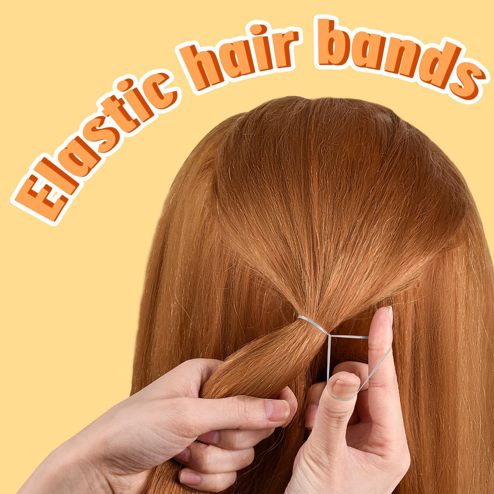 IKOCO colorful small elastics close-up highlighting durable stretch and neat hold