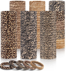 IKOCO front packaging showing leopard print hair ties and value pack benefit
