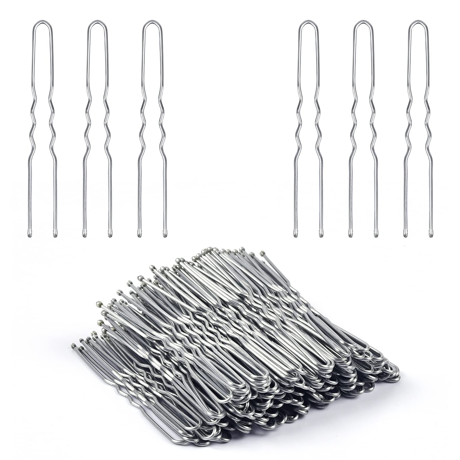 IKOCO front packaging showing silver bun pins and box, convenient storage benefit