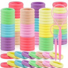 IKOCO front packaging showing 150 small cotton hair ties for kids with value