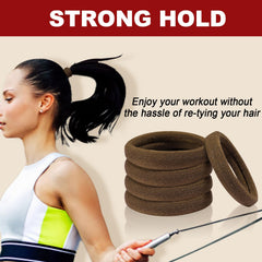 IKOCO holding thick ponytail securely during activity for stability benefit