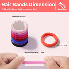 IKOCO hair tie securing a child’s ponytail for comfortable wear