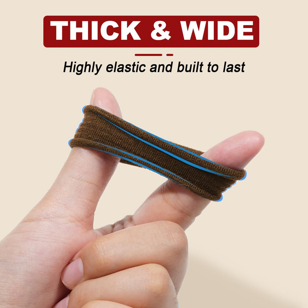 IKOCO hair tie in hand for scale showing compact portability benefit