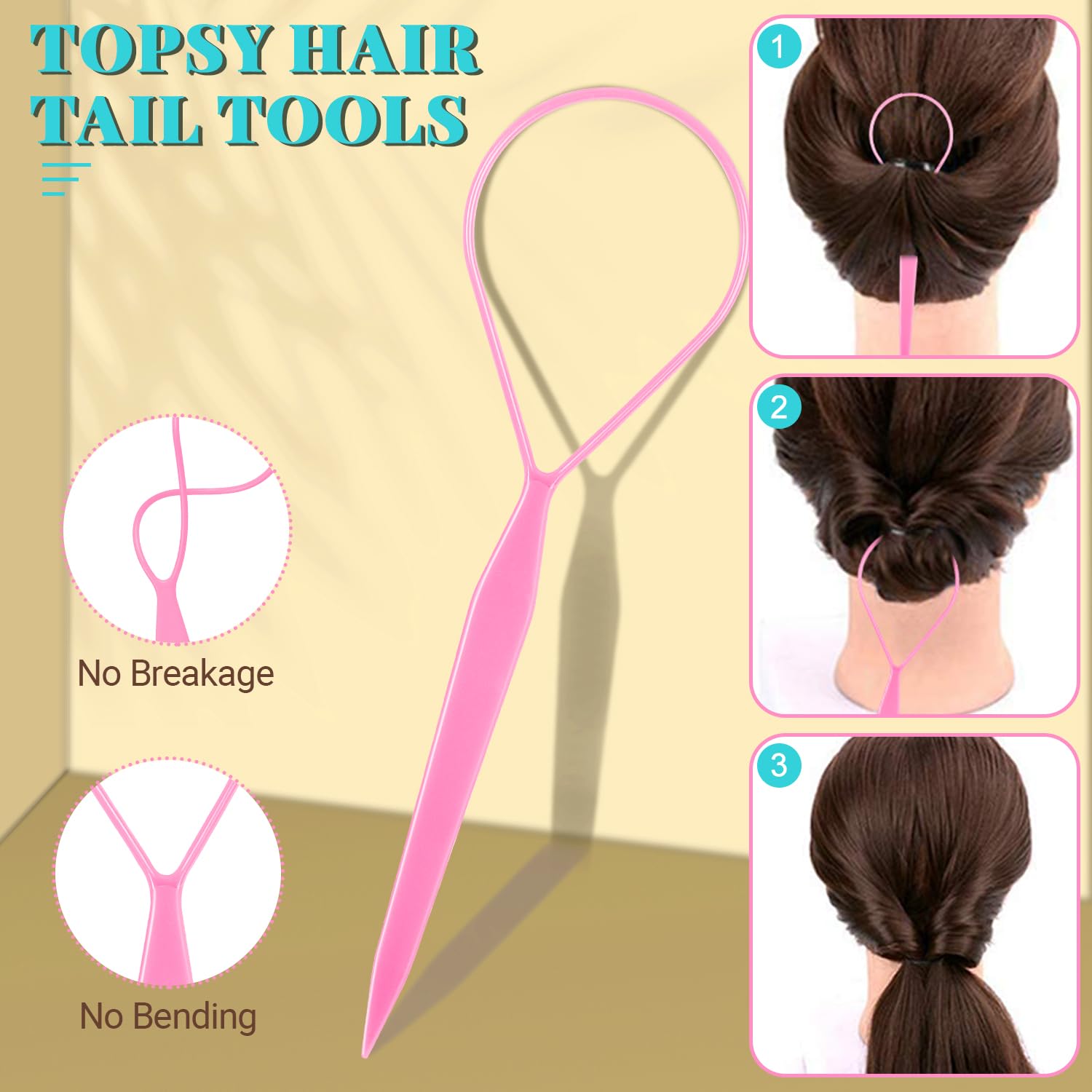 IKOCO child wearing a neat ponytail illustrating secure, kid-friendly styling
