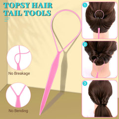 IKOCO child wearing a neat ponytail illustrating secure, kid-friendly styling