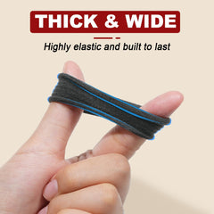 IKOCO on thick hair ponytail demonstrating secure hold without creases