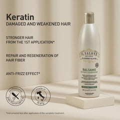 Il Salone Milano before and after smoothing demonstrating frizz control