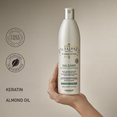 Il Salone Milano bottle on bathroom shelf for salon-style routine