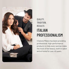Il Salone Milano Glorious paired with matching conditioner suggesting a complete hydration routine