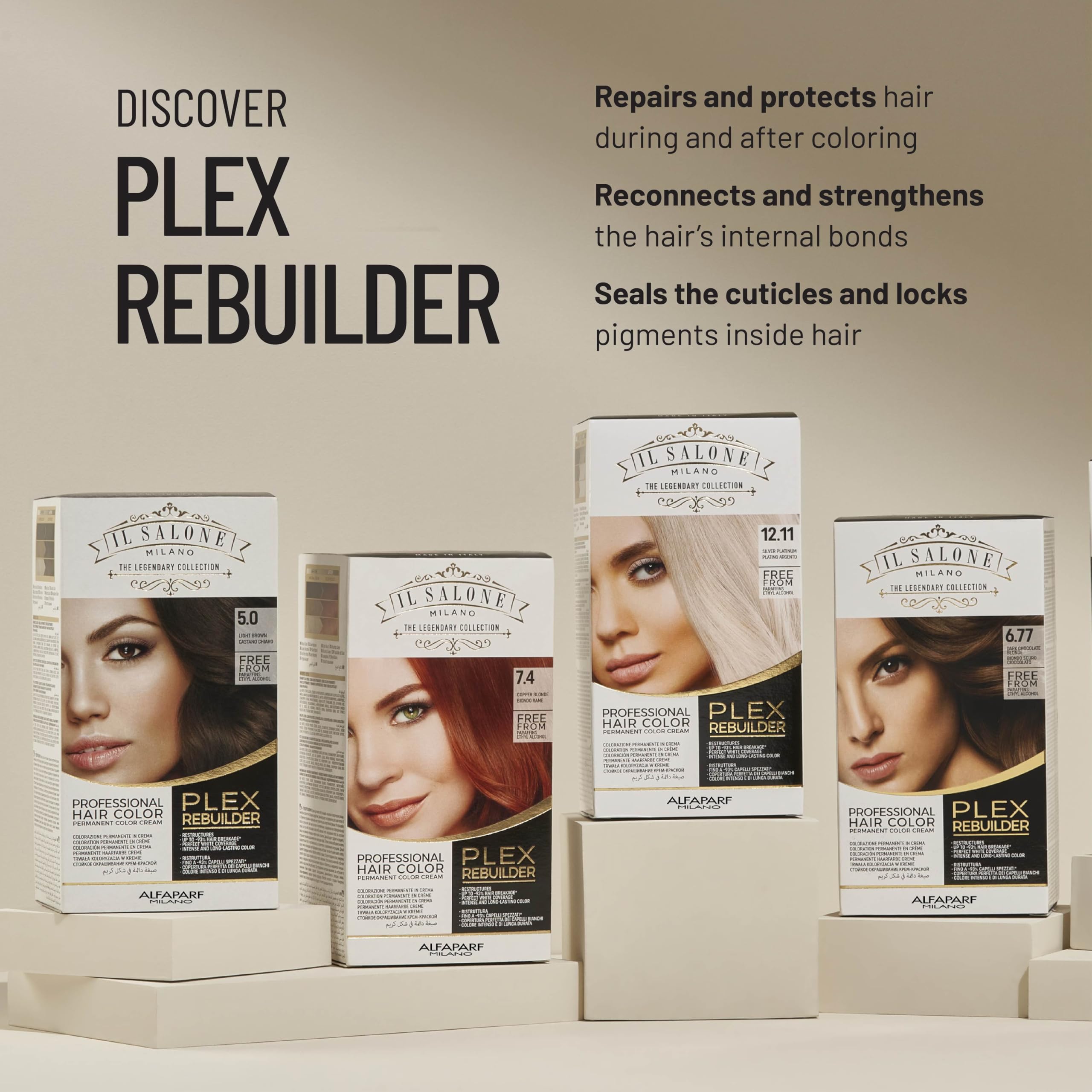 Il Salone Milano cream texture close-up demonstrating smooth, protective formula