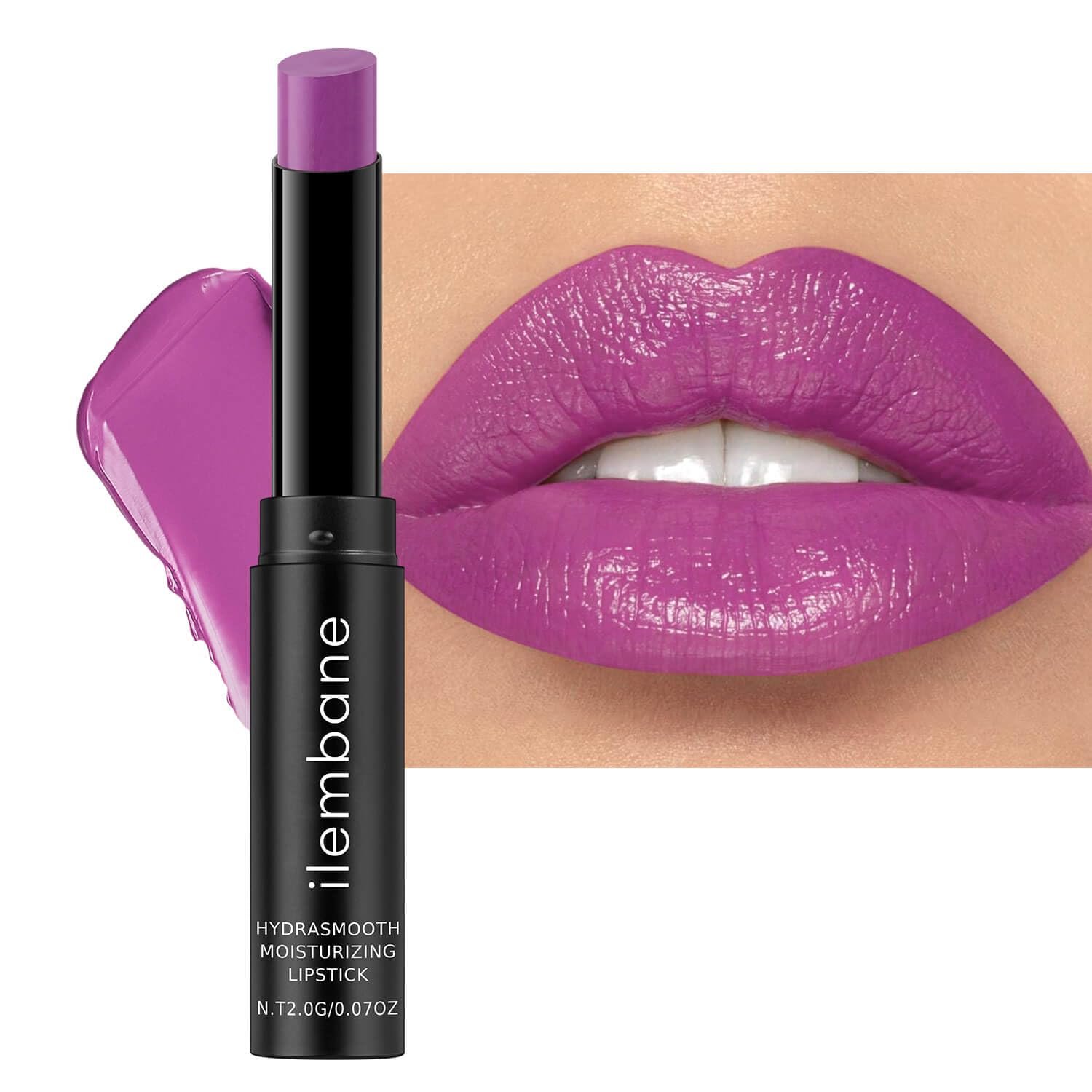 ilembane front packaging showing Lilac Breeze shade and hydrating benefits