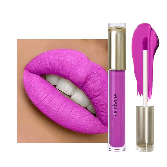 ilembane front packaging showing vibrant hot pink shade and sleek tube