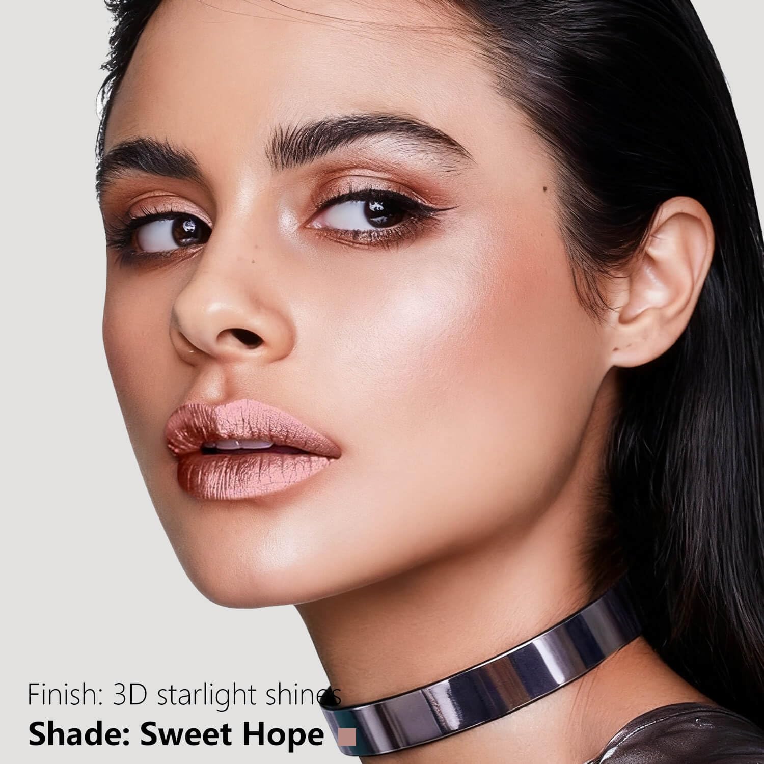 ilembane lips application close-up demonstrating full coverage and shine