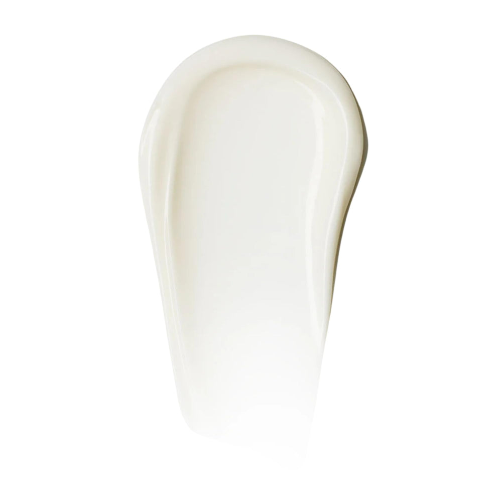 ILIA cream texture close-up illustrating cushiony finish and instant hydration benefit