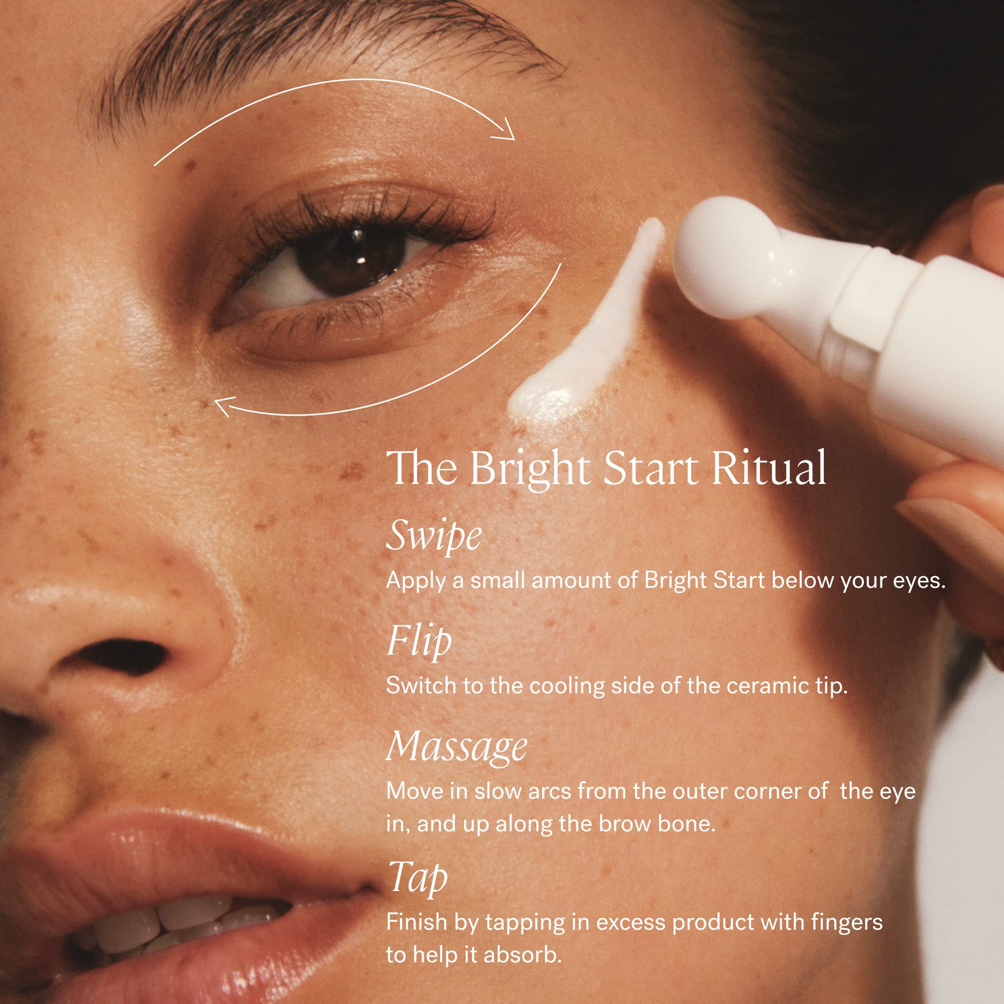 ILIA sheer pearl swatch showing natural illumination and brightening benefit