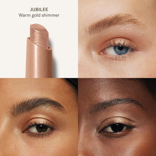 ILIA slanted tip close-up revealing shape and creamy texture for precise control