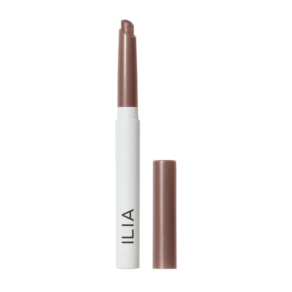 ILIA front packaging of Eye Stylus Regal showing compact pencil and cap for portability