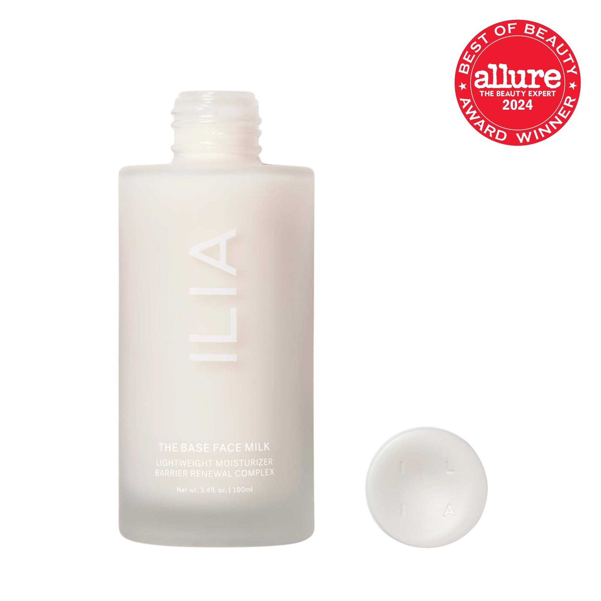 ILIA pump close-up highlighting easy dispensing and controlled application benefit