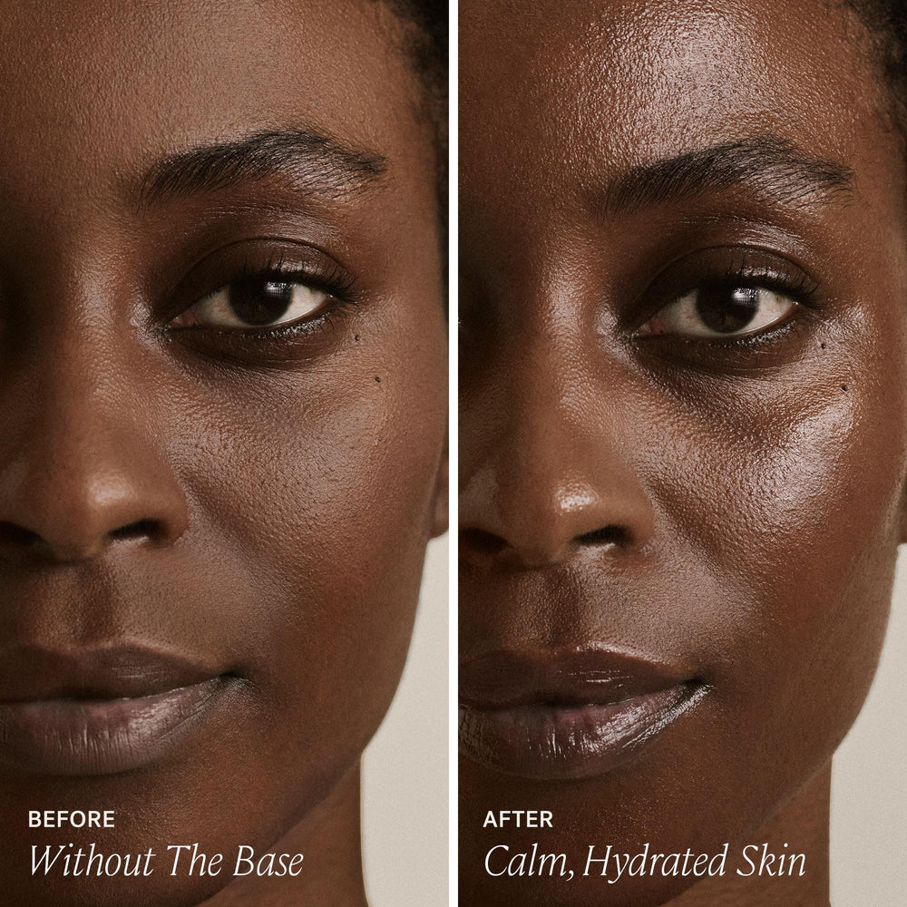 ILIA texture drop on hand demonstrating milky hydration that absorbs quickly