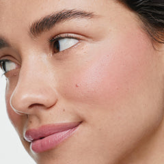 ILIA cream swipe of Tenderly on skin demonstrating blendable natural finish