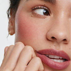 ILIA multi-stick creamy texture swatch demonstrating smooth blendability