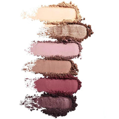 ILIA palette open pans showing six cool nude shades for versatile looks
