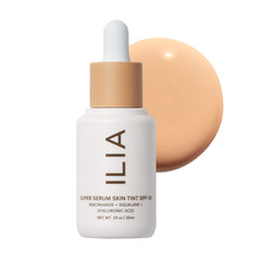 ILIA front bottle view showing Bom Bom ST5 and lightweight benefits