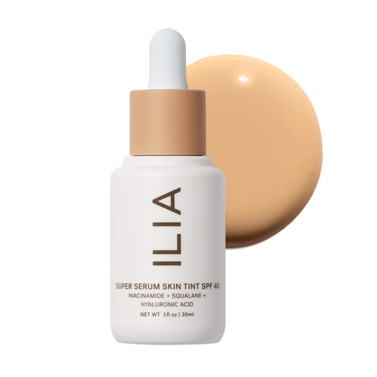 ILIA front packaging showing Diaz ST7 shade and SPF benefit
