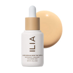 ILIA bottle front view showing shade Formosa ST4 and SPF 40 benefit