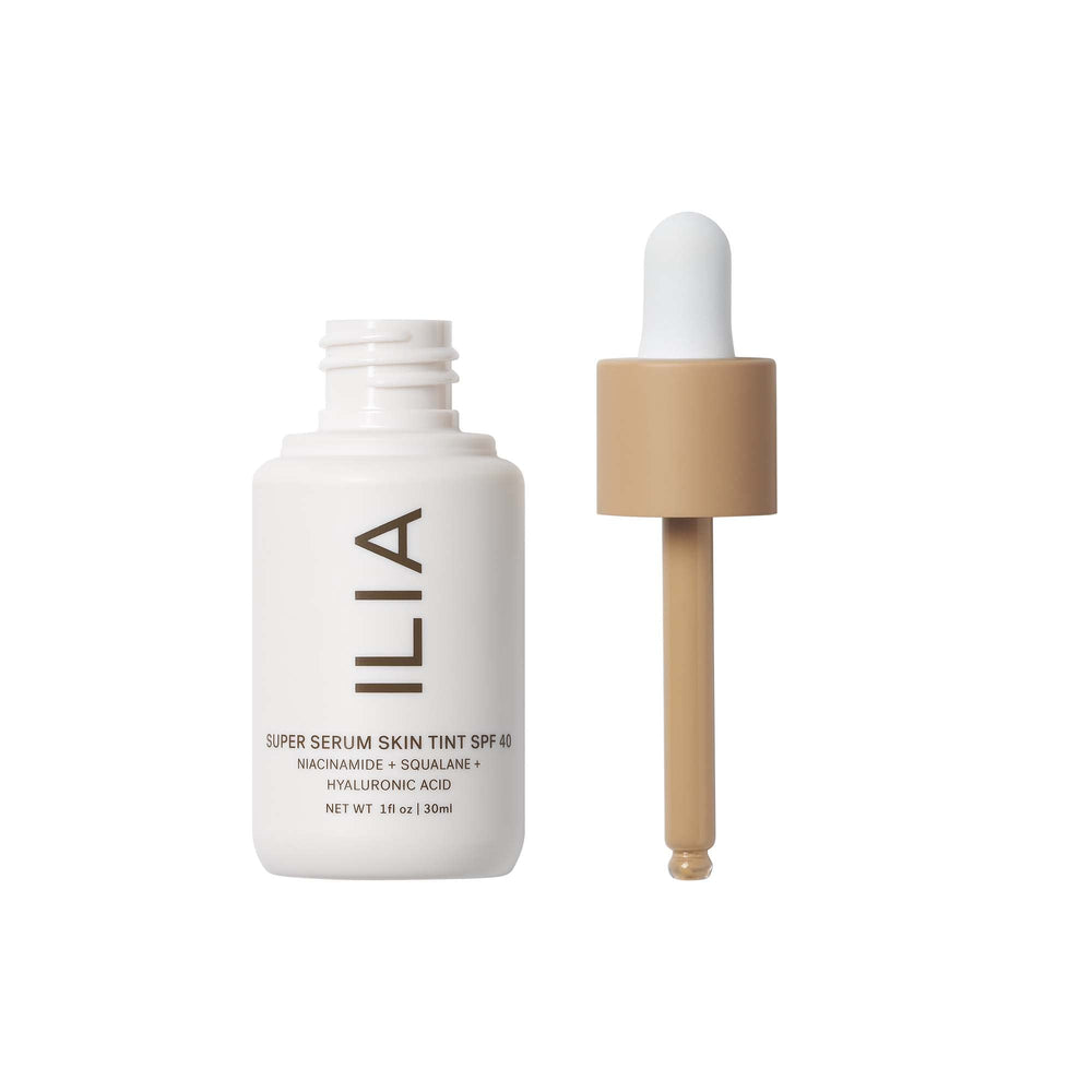 ILIA close-up texture drop highlighting hydration and smooth finish